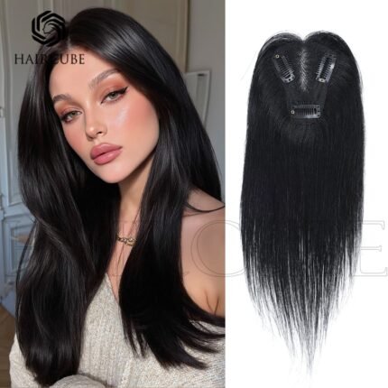 Breathable Summer Natural Black Multi-color Comfortable Human Hair Trimming Wig