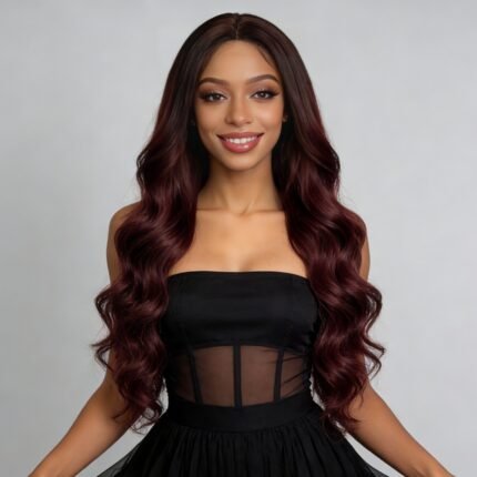 Ombre Body Wave Long Gradient Fashion Luxury Wig