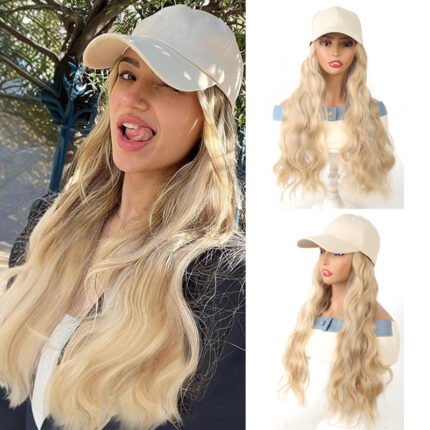 Xanthe by WigBloom | Baseball Cap Long Water Corrugated Wig