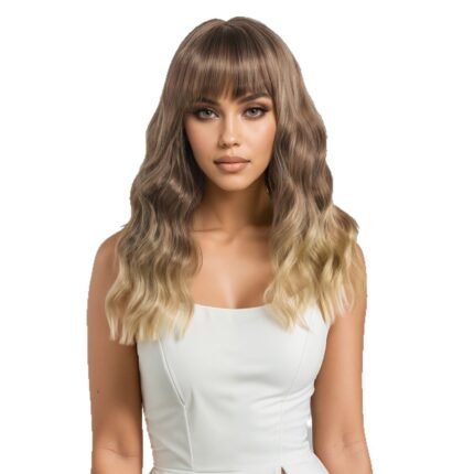 Freya by WigBloom | Golden Gradient Long Curly Wig