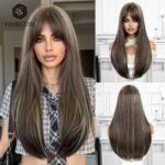 Natural Black curly lace front wig side view - WigBloom