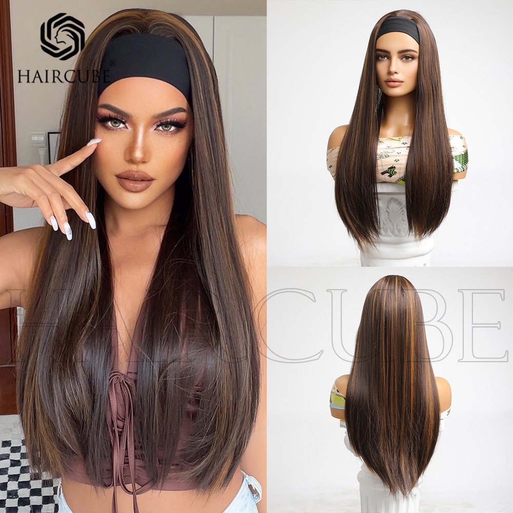 O1CN013Cj3h41QAHDv3yEKU_3192541935-0-cib brown straight lace front wig front view - WigBloom