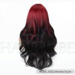 Natural Black curly lace front wig side view - WigBloom