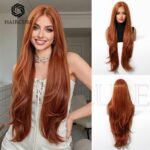 Blonde curly lace front wig detail view - WigBloom