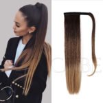 Natural Black curly lace front wig detail view - WigBloom