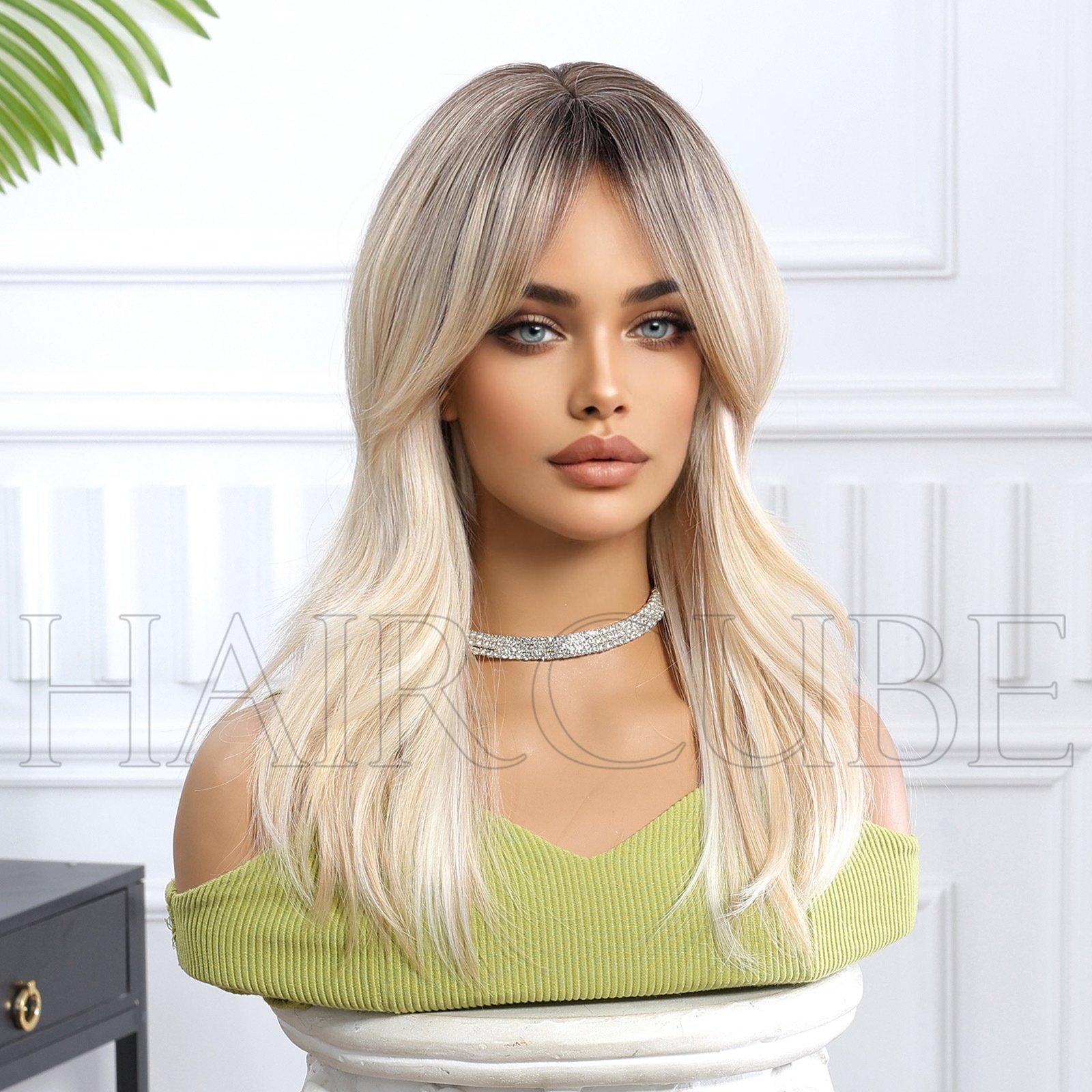 O1CN01EzIZZn1QAHOKmLlX2_3192541935-0-cib Gradient curly lace front wig front view - WigBloom