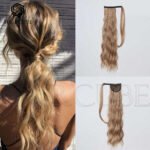 Natural Black curly lace front wig side view - WigBloom