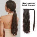 Natural Black curly lace front wig detail view - WigBloom