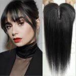 Gradient curly lace front wig detail view - WigBloom