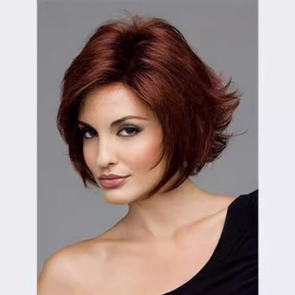 Jade by WigBloom - Premium Synthetic Straight Wig | Heat-Resistant | Daily Party Cosplay | Short Straight Hair Wig - Premium Synthetic Straight Wig | Heat-Resistant | Daily Party Cosplay