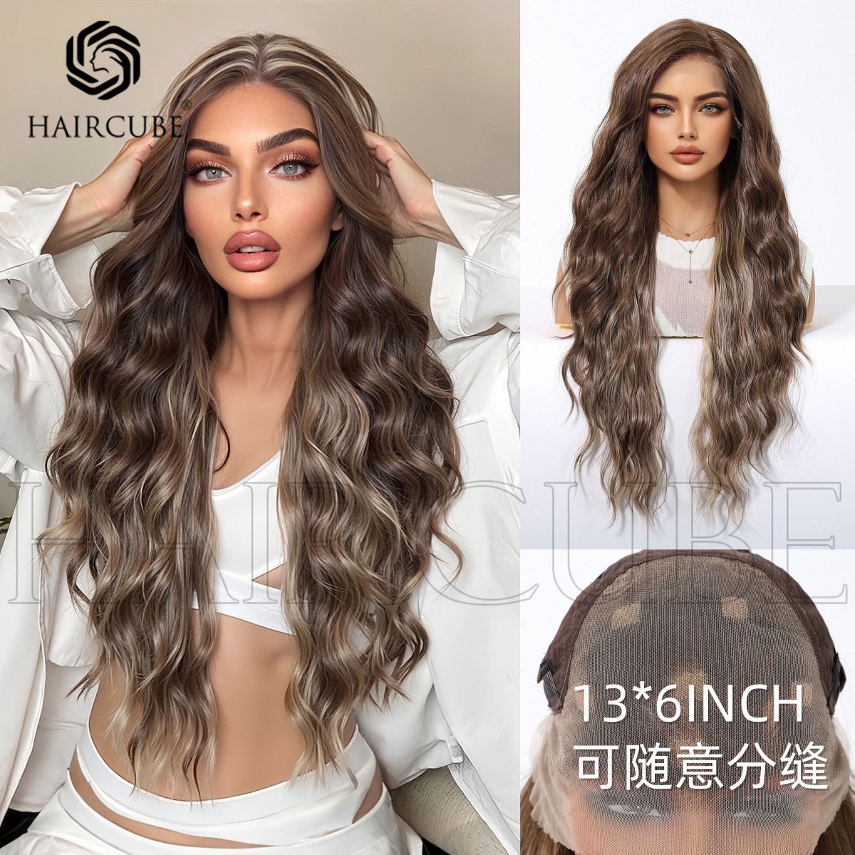 O1CN01c6OcKq1QAHPqthpzv_3192541935-0-cib Natural Black curly lace front wig front view - WigBloom