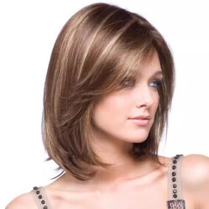 Maya by WigBloom | Short Wave Bob Wig - Premium Synthetic Curly Wig | Heat-Resistant | Daily Party Cosplay