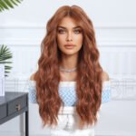 SWLC1272-2OR24 Heat-Resistant lace front wig detail view - WigBloom