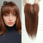 Gradient curly lace front wig front view - WigBloom